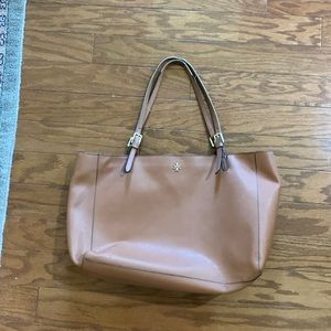 Tory Burch computer bag, brown.